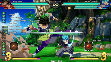 Dragon Ball FighterZ Broly (DBS) - Blockstring with gap