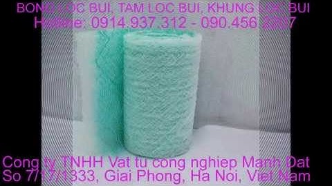 Bông lọc bụi, tấm lọc bụi 5mm,10mm,20mm, Bông lọc khí G1,G2,G3,G4