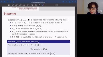 Max Hallgren: Tensor Maximum Principle
