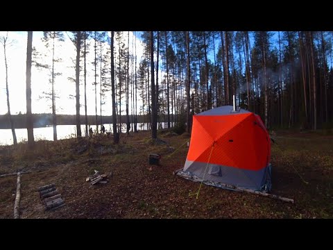 Видео: НОЧУЕМ в ПАЛАТКЕ. ГОРЫ МУСОРА!!! СТАВЛЮ СЕТИ на ОЗЕРЕ. ЗАКРЫВАЕМ СЕЗОН Часть первая.