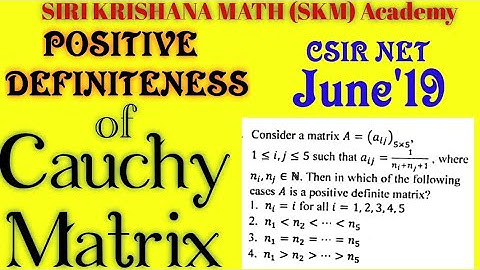 Linear Algebra CSIR NET June 2019 Code-A, Q 76; Code-B, Q 67; Code-C, Q 73