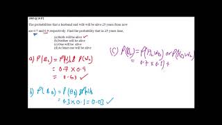 1995 KCSE MATHS P2 Q19 ON PROBABILITY