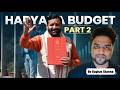 Haryana Budget 2026-27 for HPSC HCS Prelims 2026 | Part 2