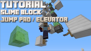Slime Block Jump Pad & Elevator
