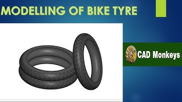 Modelling of Bike Tyre using Solidworks.