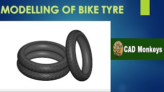 Modelling of Bike Tyre using Solidworks.