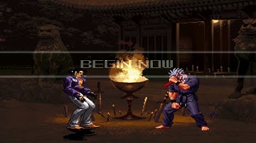 MUGEN KOF MEMORIAL LV 2 EX ROBERT VS MR KARATE STAGE SVC CHAOS GUARDIAN DOGS TEMPLE