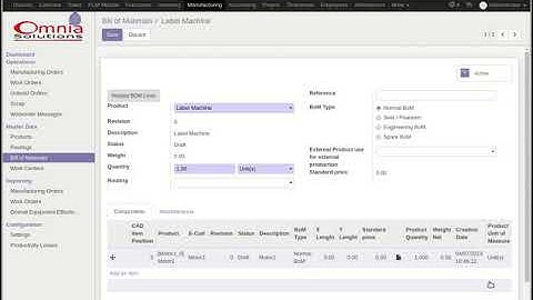 [OmniaSolutions] Odoo Mrp Bom Update