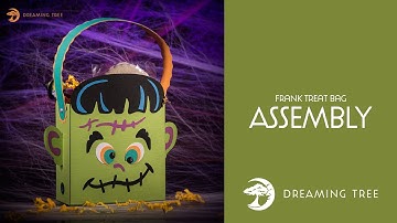 SVG File - Frank Treat Bag - Assembly Tutorial (For Cricut, Silhouette, and ScanNCut)