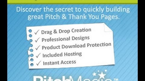 Pitch Magic Lead Capture Page Generator
