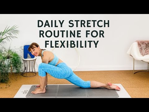 Daily Stretch Routine for Flexibility, Mobility and Active Recovery | 30 Min Pilates