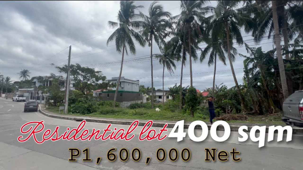 V33024 Residential lot 400 sqm along barangay road • cuenca Batangas