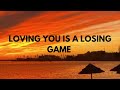 Duncan Laurence - Loving You Is A Losing Game|Arcade  ( Lyrics)