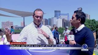 Skyline Mini Golf en el Walker Art Center