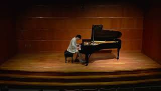 Improvisation No. 13 in A minor by Frances Poulenc, Samuel Wang, graduating senior