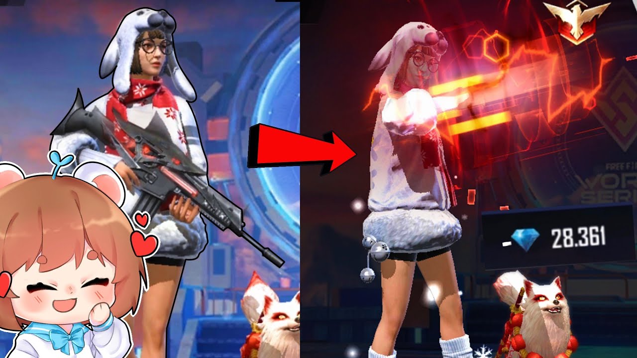 | Free Fire | Simmy Lần Đầu Tiêu Sạch Kim Cương Để Nâng Cấp "SCAR CÁ MẬP" Lên Level Mạnh Nhất