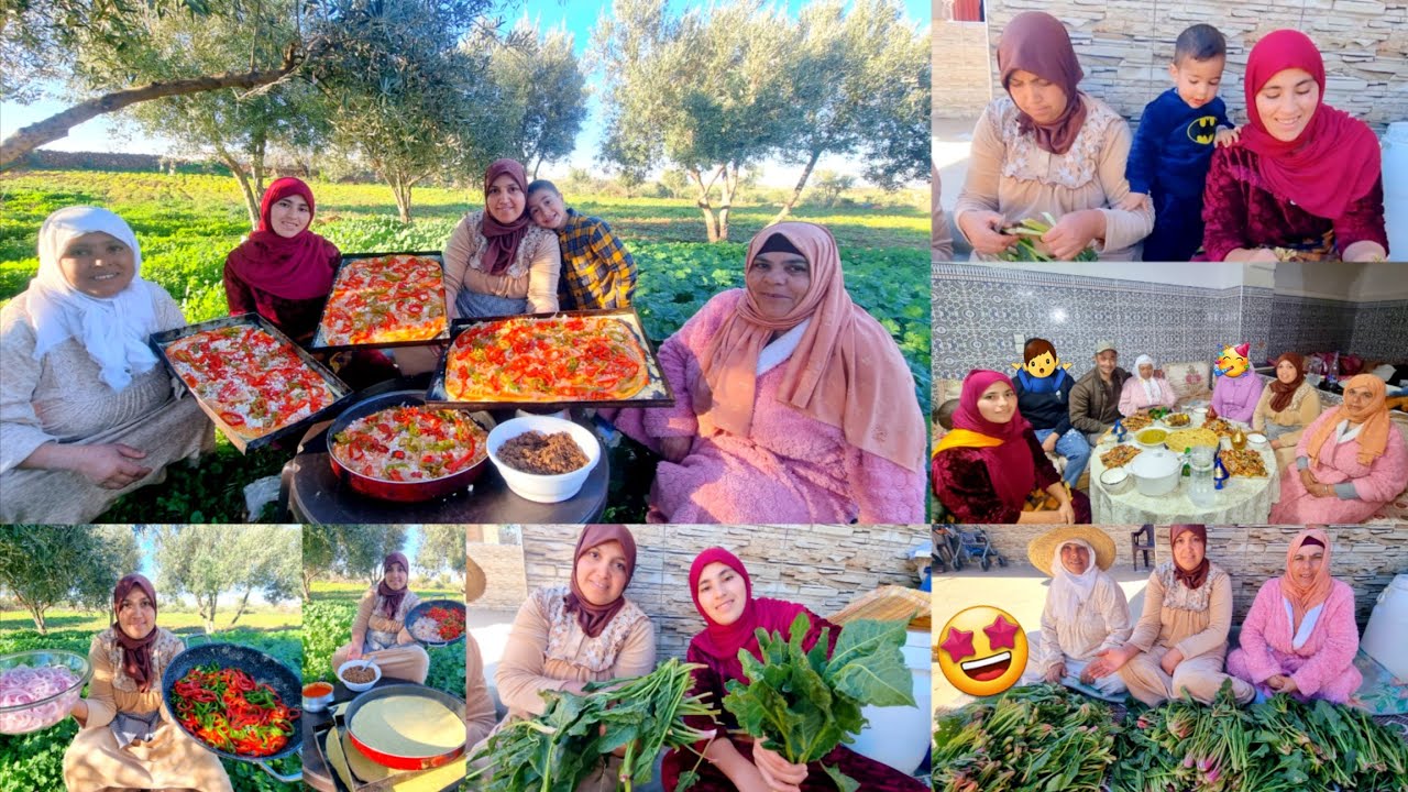 الفطور لخامس🌙العريسات وجدو فطورهم في الطبيعة💪أجواء الربيع ياسلام 🥳🥳 