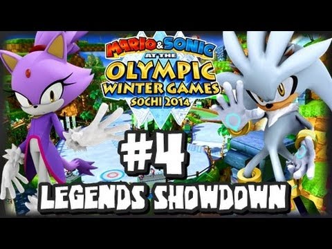 Mario & Sonic At the 2014 Sochi Winter Olympic Games - (1080p) Legends Showdown Part 4