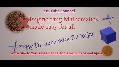 Engineering Mathematics made easy for all
