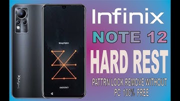 Hard Reset Infinix Note 12 | Note 12 Turbo | Note 12 Pro | Pattern Unlock | Rapid tech solutions