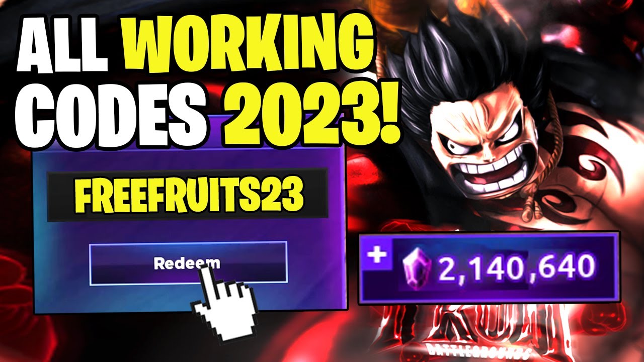 NEW* ALL WORKING CODES FOR FRUIT BATTLEGROUNDS 2023 JANUARY