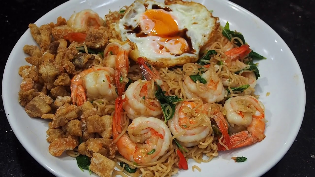 บะหมี่ไข่ดาวกะเพรากุ้ง ศุภชัย เสมอมิตร โหน่งโชว์ l เข้าครัวกับคุณโหน่ง