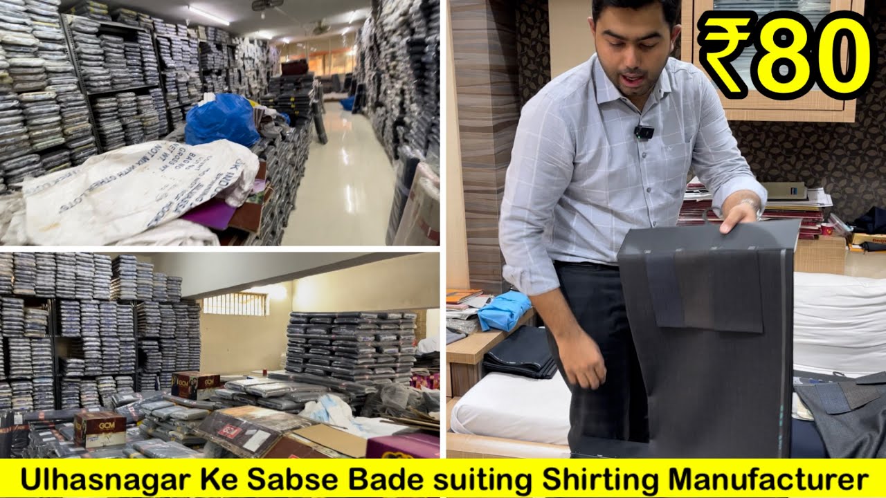 50 Years Se Suiting & Shirting Manufacturer Mumbai | Brand Touch Quality Hai |
