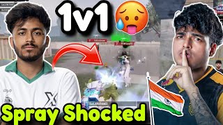 Spraygod Vs Jonathan First Time 1V1 Spray Shocked