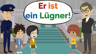 Deutsch lernen | Wer ist schuldig? | Wortschatz und wichtige Verben