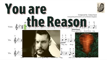 🎻 You Are The Reason ~ LEARN how to play on the Violin 🎻 ~ (Violin Play Along + FREE Sheet Music.)