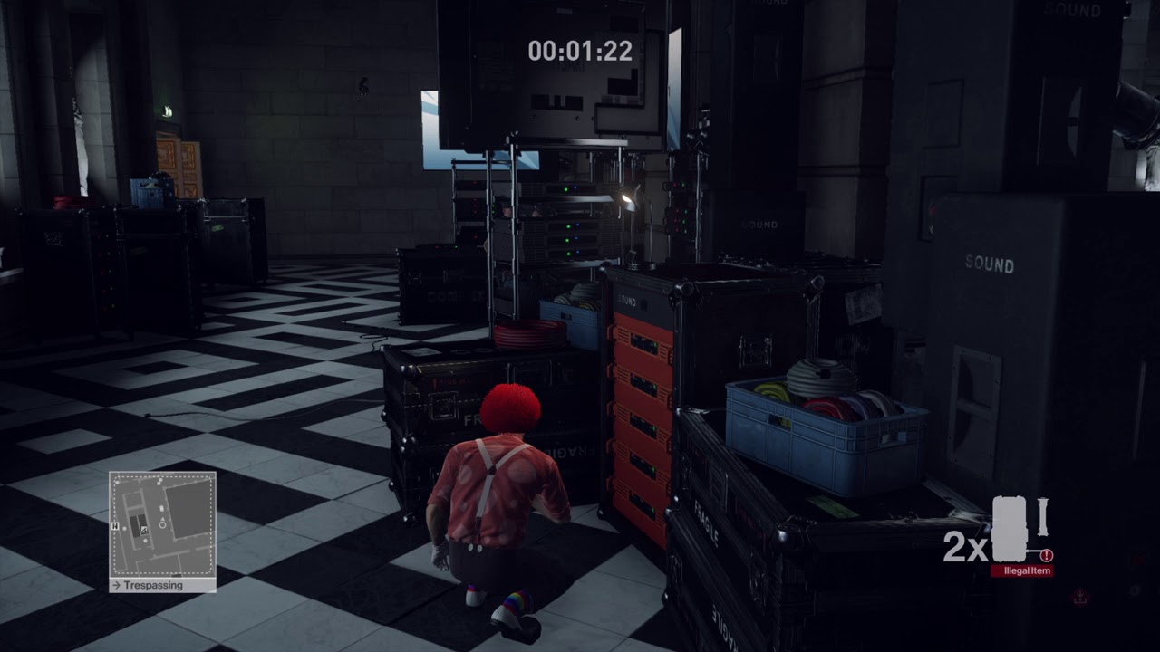 HITMAN 2016 Elusive Target #1 THE FORGER Clown Suit SA/SO/!KO/AO