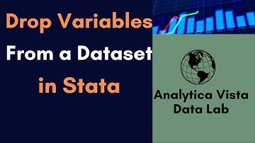 32. How to Drop a Variable from a Dataset in Stata