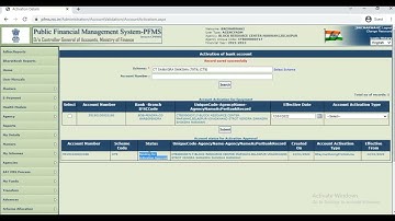 PFMS ACTIVATE BANK ACCOUNT OF E PAYMENT OR PRINT ADVOICE 1