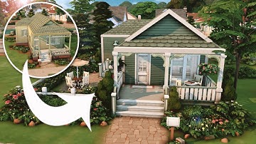 starting a BASE GAME ONLY save file project! 🏡 the sims 4 speed build || renovating base game