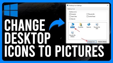 How to Change Desktop Icons to Pictures (How to Change Desktop Icons to Custom Pictures)