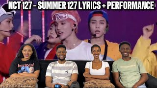 Our Reaction To NCT 127 - SUMMER 127 Lyrics   LIVE PERFORMANCE.