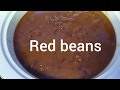 Red Beans in pressure cooker  لوبیا در دیگ بخار