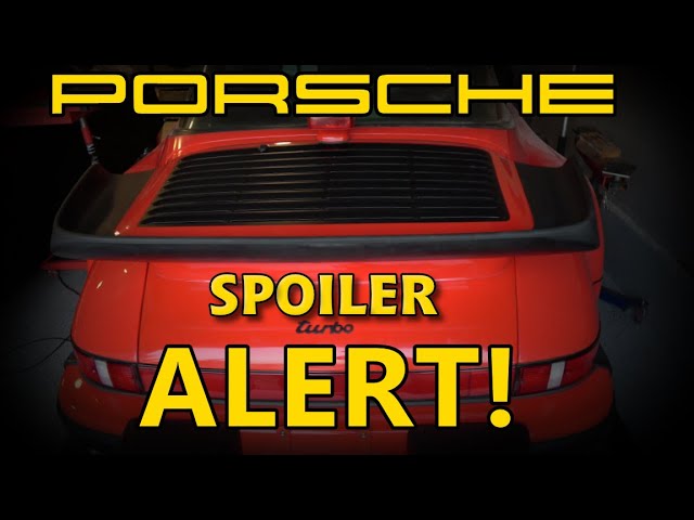 1989-1998 Porsche 911 Decklid Spoiler Wall - German 993 512 121 00