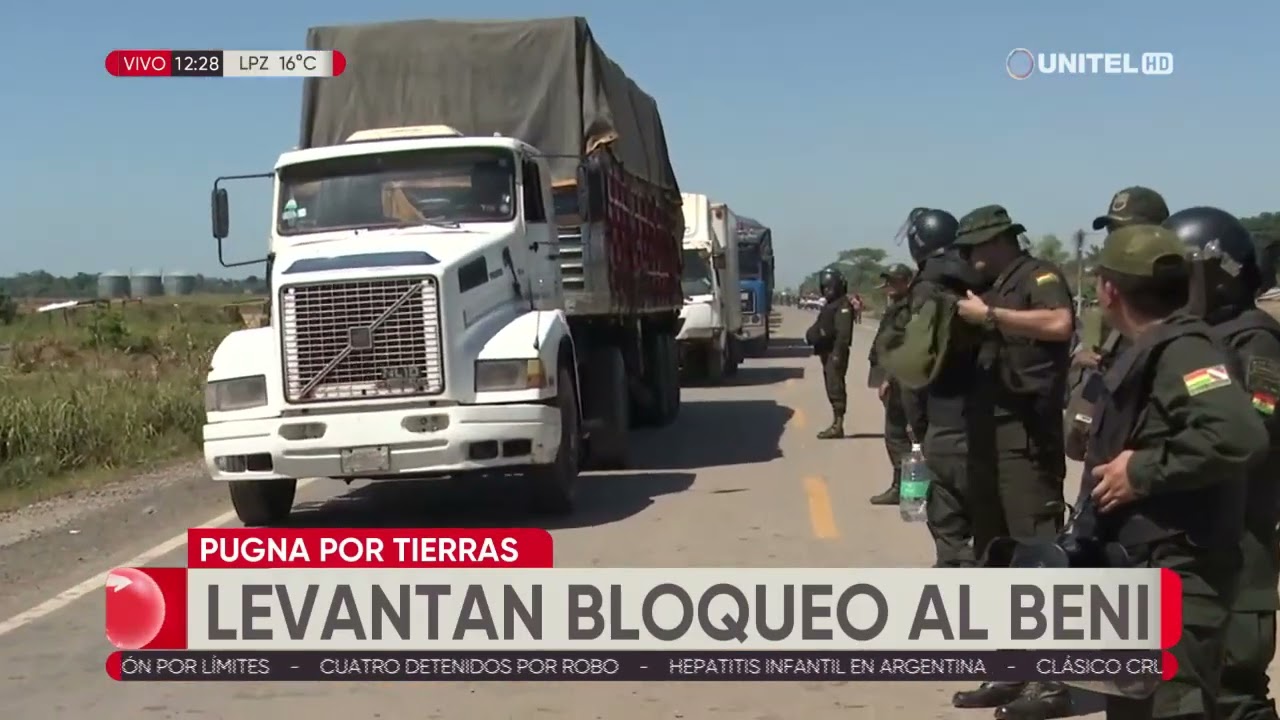 Levantan bloqueo en la vía Santa Cruz – Beni tras un acuerdo con Dircabi