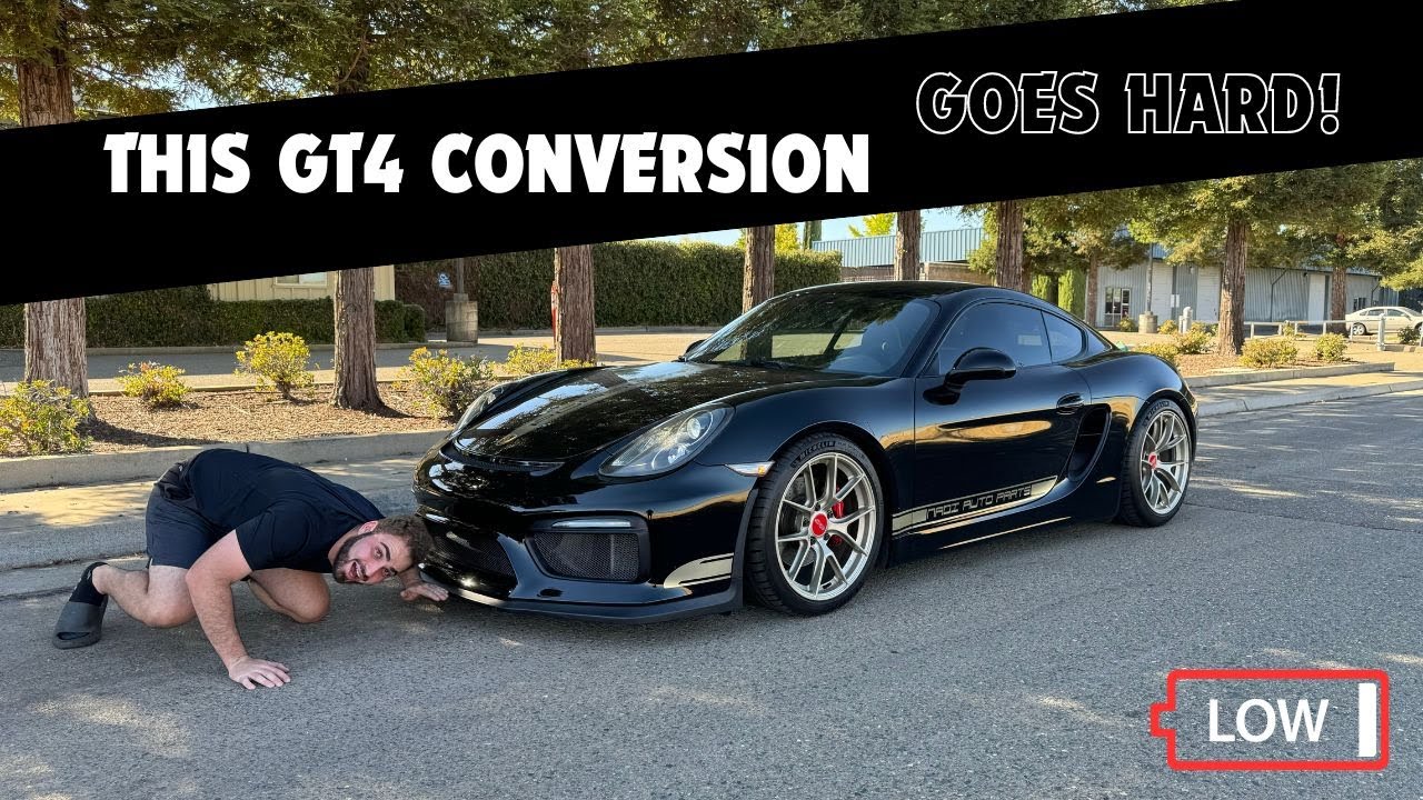 I TRANSFORMED MY PORSCHE 981 CAYMAN S INTO A GT4 KILLER! (NEW COILOVERS! AND DECALS)