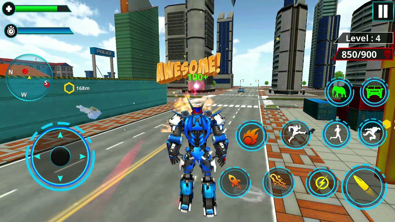 Police Elephant Robot Game Police Transport Games #5 Android Robot Gameplay