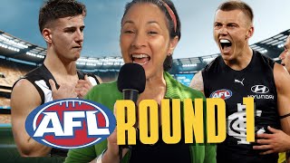 AFL Round 1, 2024 Highlights: The BEST Plays!