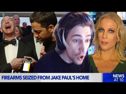 xQc Reacts to Card Tricks with Jeff Bezos | Jake Paul's house raided by FBI & More