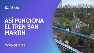 Cómo funciona el tren San Martín, tras el choque en Palermo