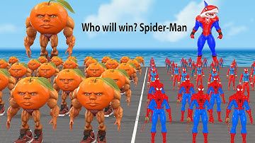 Siêu nhân nhện🔴Game Playing Spider-Man attack Brainrot Rescues Udin Din Din Dun vs Superman vs Hulk