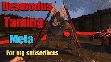 Desmodus taming trick official ARK