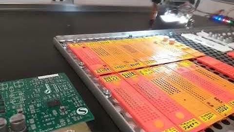 LitePlacer pick-and-place machine with 3D printed SMD tray - Full run