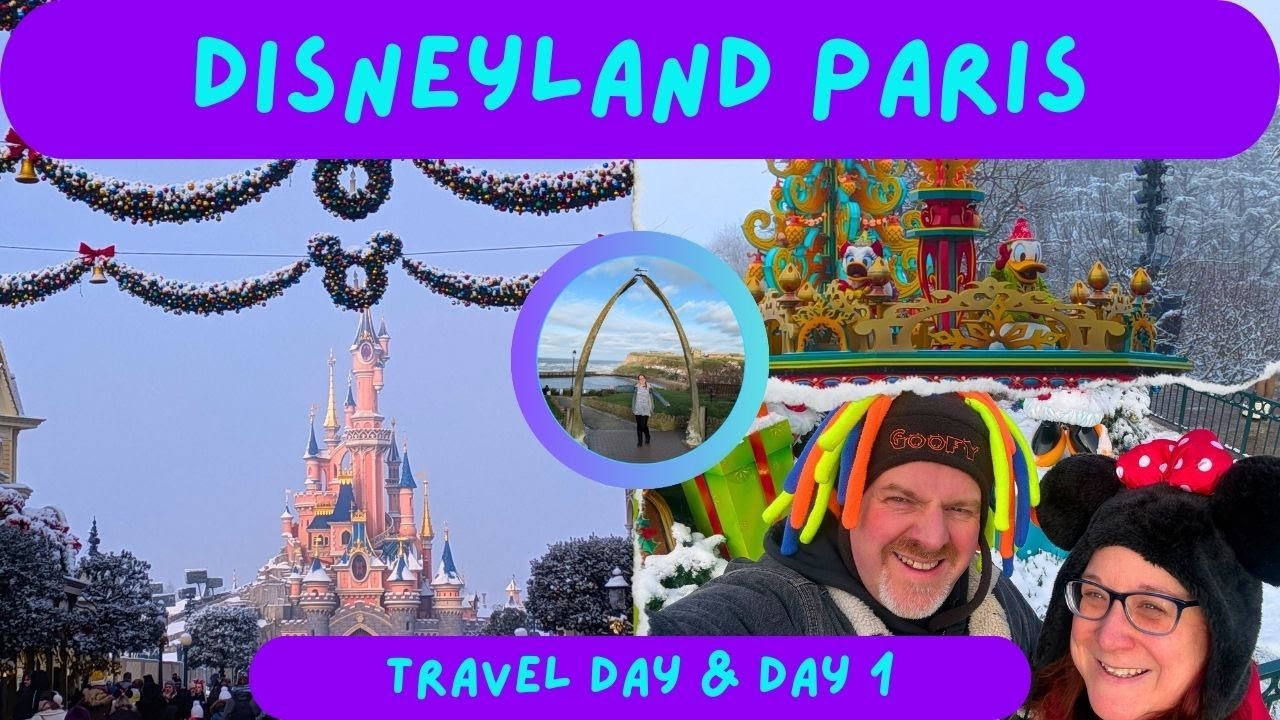 Disneyland Paris January 2026 | Ferry Crossing, Snow & Sequoia Lodge Room Tour