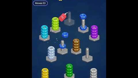 Nut Sort Puzzle Level 81 - 90 Walkthrough