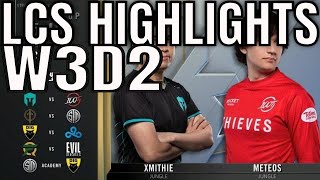 LCS Highlights ALL GAMES Week 3 Day 2 Spring 2020 League of Legends Championship Series